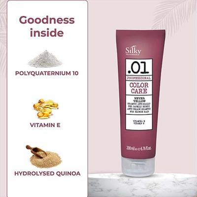 Silky Technobasics .01 Antiyellow Shampoo 200 ml - Shampoos