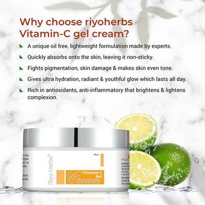 Riyo Herbs Vitamin C Gel Cream 100 gm - Face Creams