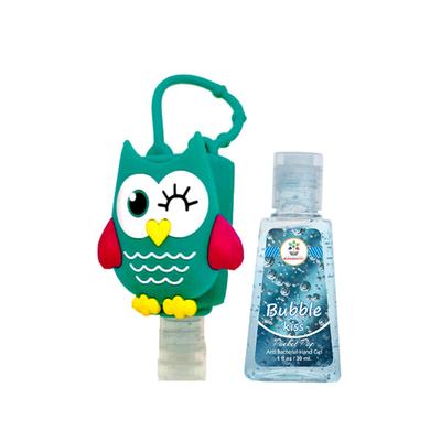 Bloomsberry Sanitizer Combo Pack (Owl Holder + Bubble Kiss) 30 ml - Hand Sanitizer