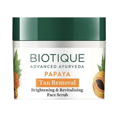 Biotique Bio Papaya Tan Removal Scrub 75 gm - Scrubs & Exfoliants