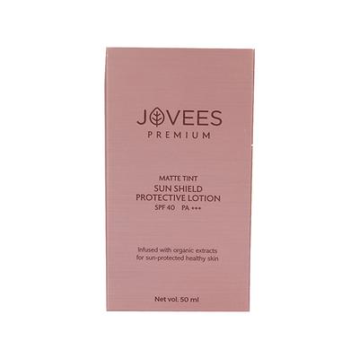 Jovees Premium Matte Tint Sun Shield SPF 40 PA++ Protective Lotion 50 ml - Face Sunscreen