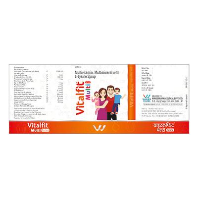 VITALFIT MULTI Syrup 200ml - Supplements-Vam