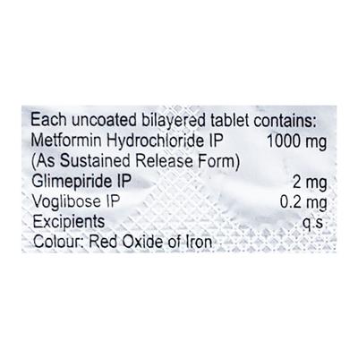 ZORYL MV 2 FORTE Tablet 10's - Diabetes-Ant