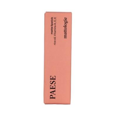 Paese Mattologmie Matte Lipstick Rice Oil, Vitamins A, C, E 110 Coral 4.3gm - Lipsticks