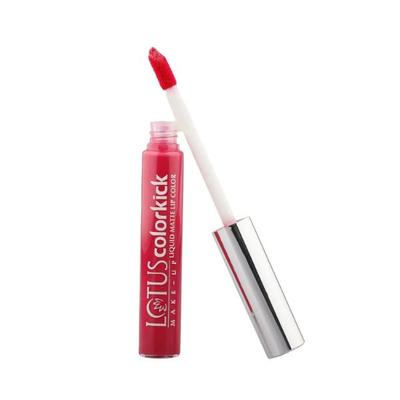 Lotus Make-up Colorkick Liquid Matte LipColor Hot Pink CLM05 6 gm - Liquid Lipsticks