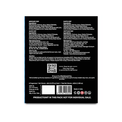 The Man Company Pocket Perfume Gift Set for Men 32 ml - Men Perfumes (Edt/Edp)