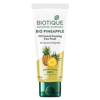 Biotique Bio Pineapple Oil Balancing Face Wash 50 Ml - Face Wash & Cleansers