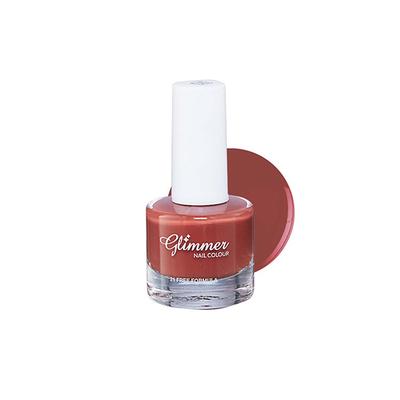 Glimmer Nail Enamel Coffee Brown 8 ml - Nail Polish