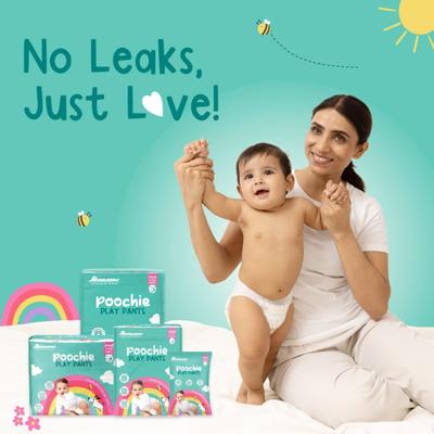 Romsons Poochie Play Pants Baby Diaper S 30's - Diapers & Wipes