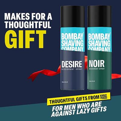 Bombay Shaving Company Desire and Noir 150ml each Deodorant Spray for Men 2's - Men Deodorants/Roll-Ons