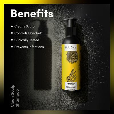 Bold Care Ketoconazole and Zinc Pyrithione Anti Dandruff Shampoo - For Men 200 ml - Shampoos