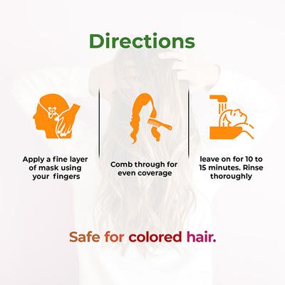 Organic Forest 100% Chemical-Free Keratin & Organic Moroccan Argan Oil Hair Fall Control & Hair Thickening Hair Mask 200 ml - Hair Masks & Packs