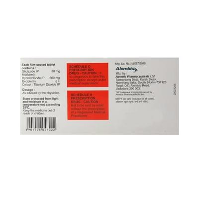 GLZ Plus Tablet 15'S - Diabetes-Ant