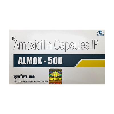 Almox 500mg Capsule 15'S - Bacterial Infections-Pen