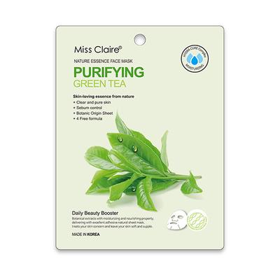 Miss Claire Nature Essence Face Mask - Purifying Green Tea 25 ml - Masks & Peels