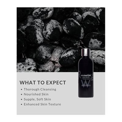 Raw Nature Face Wash - Activated Charcoal & Quinoa 100 gm - Face Wash & Cleansers