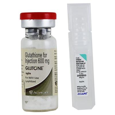 Glutone 600Mg Injection 1's - Supplements-Sup