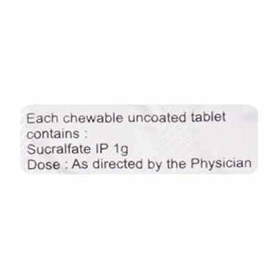 Sucral Tablet 10'S - Ulcer/Reflux/Flatulence-Aaa