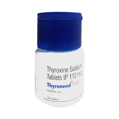 THYRONEED 112 Tablet 120's - Hypothyroidism