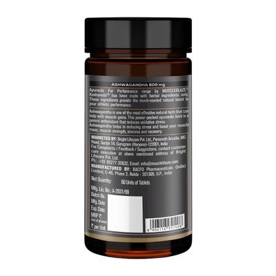 MuscleBlaze Ashwagandha 500 mg Tablet 60's - Sexual Care
