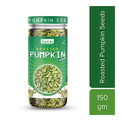 The Food Folks Roasted Pumpkin Seeds (Pack of 3 x 150 gm) - Nutritional Bars