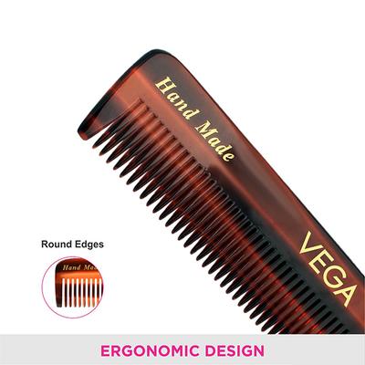 Vega Pocket Hair Comb, for Men and Women (VC2HMC-11) 2's - Hair Combs