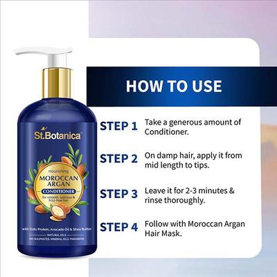 St.Botanica Moroccan Argan Hair Conditioner 300 ml - Conditioners