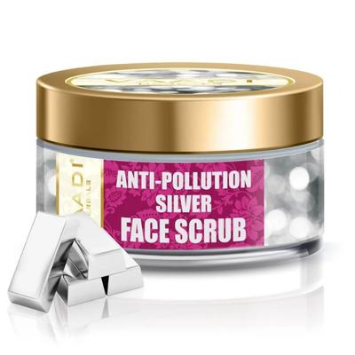 Vaadi Herbals Silver Face Scrub - Pure Silver dust & Fenugreek 50 gm - Face Scrubs