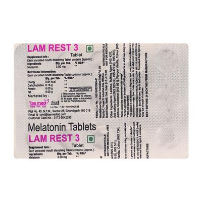 LAMREST 3 Tablet 15's - Supplements-Sup