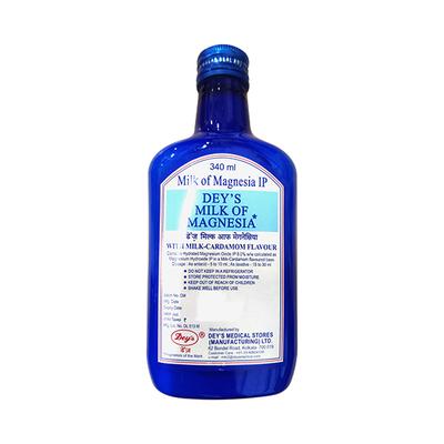 DEY'S MILK OF MAGNESIA WITH MILK CARDAMOM FLAVOUR Liquid 340ml - Constipation-Lax