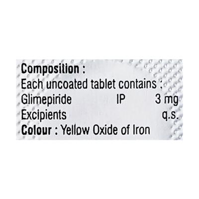 GLIMECHECK 3 Tablet 10's - Diabetes-Ant
