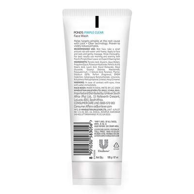 Pond'S Pimple Clear Removal With Active Thymo-T Essence Facewash 100 gm - Face Washes