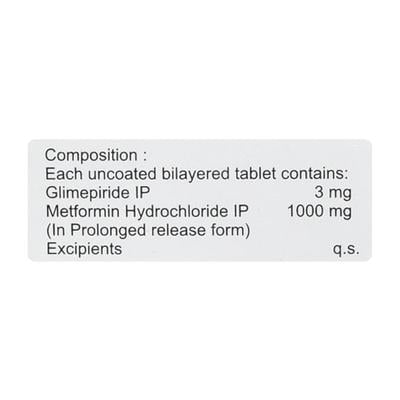 Glimestar M3 Forte Tablet 10'S - Diabetes-Ant