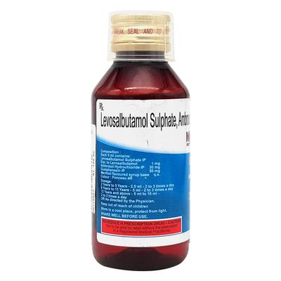 Macbery LS Sugar Free Strawberry Flavour Expectorant 100ml - Asthma/COPD-Ast