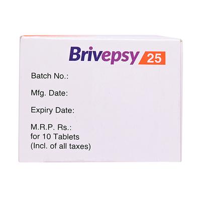 BRIVEPSY 25 Tablet 14's - Epilepsy/Convulsion-Ant