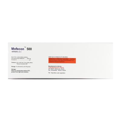 MOFECON 500mg Tablet 10's - Auto Immune Disease-Imm