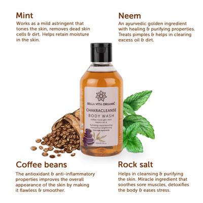Bella Vita Organic Chakra Cleanse - Aura Boosting Natural Body Wash 225 ml - Shower Gels & Body Wash