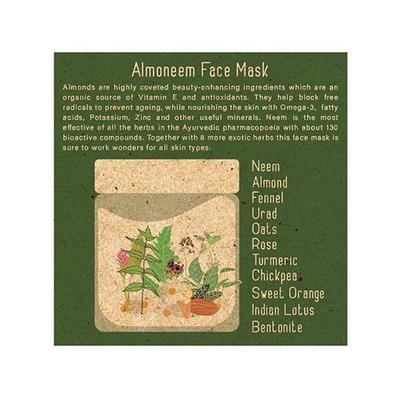 HM Herbal Me Almoneem Natural face Mask Detoxifies and soothes 75gm - Masks & Peels