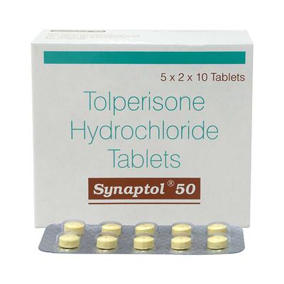 Synaptol 50mg Tablet 10'S - Muscle Cramps/Spasticity-Mus