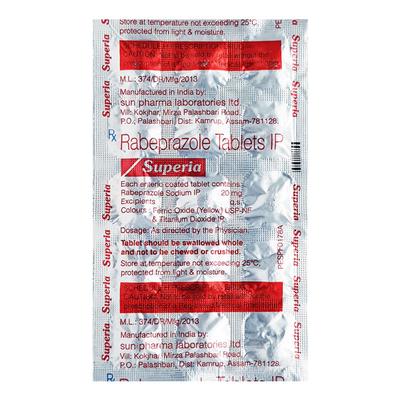Superia Tablet 15'S - Ulcer/Reflux/Flatulence-Aaa