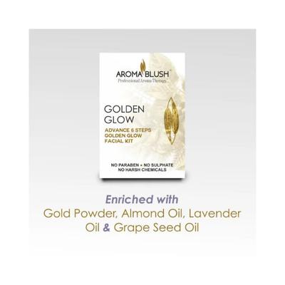 Aroma Blush Golden Glow Facial Kit 65g 1.0's - Facial Kits