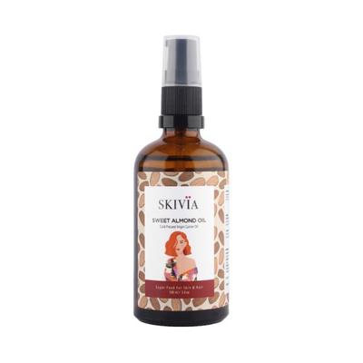 Skivia Sweet Almond Carrier Oil 100 ml - Hair Oils