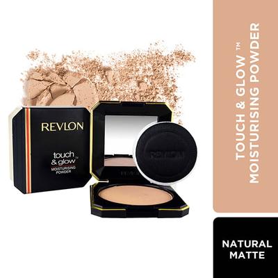 Revlon Touch & glow Moisturising Powder - Natural Matte 12gm - Compact Powder