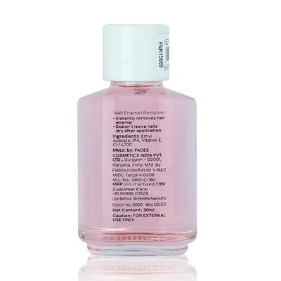 Faces Canada Nail Enamel Remover 30 Ml - Nail Polish Remover