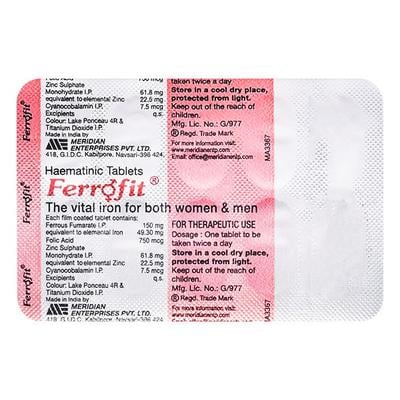 FERROFIT Tablet 30's - Supplements-Vam