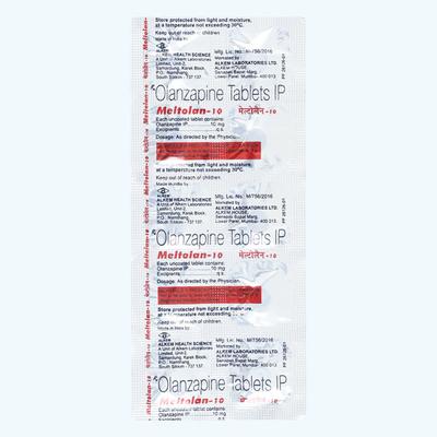 Meltolan 10mg Tablet 10'S - Schizophrenia-Aps