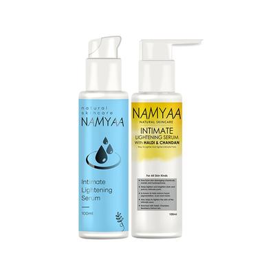 Namyaantimate Lightening Serum Combo (Intimate Lightening Serum, 100gm and Haldi Chandanntimate Lightening Serum for Men and Women), 100gm 2's - Intimate Hygiene