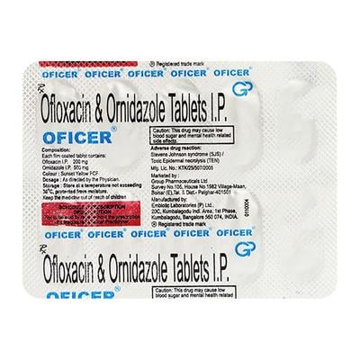 Oficer Tablet 10'S - Bacterial Infections-ABC