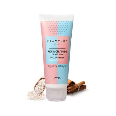 Glamveda Rice & Ceramide Korean Glass Skin Peel Off Mask 100 ml - Masks & Peels