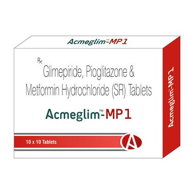 ACMEGLIM MP 1 Tablet 10's - Diabetes-Ant
